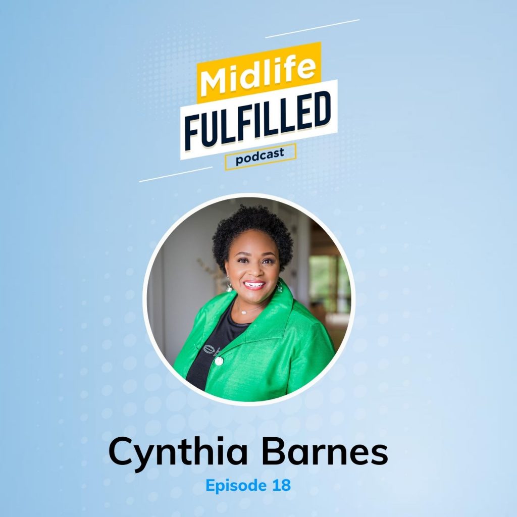 Cynthia Barnes Midlife Fulfilled podcast feature image